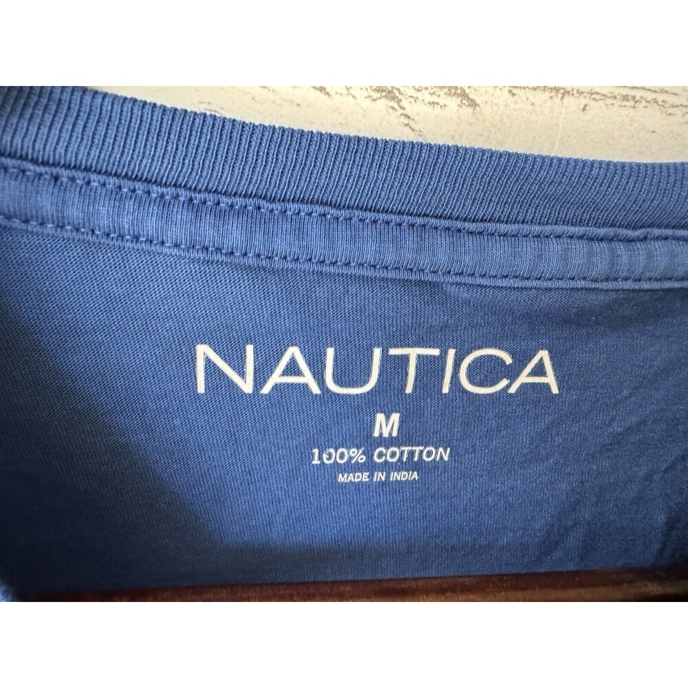 Nautica Long Sleeve T-shirt Men's Small Crew Neck Cotton Layering - Picture 4 of 8